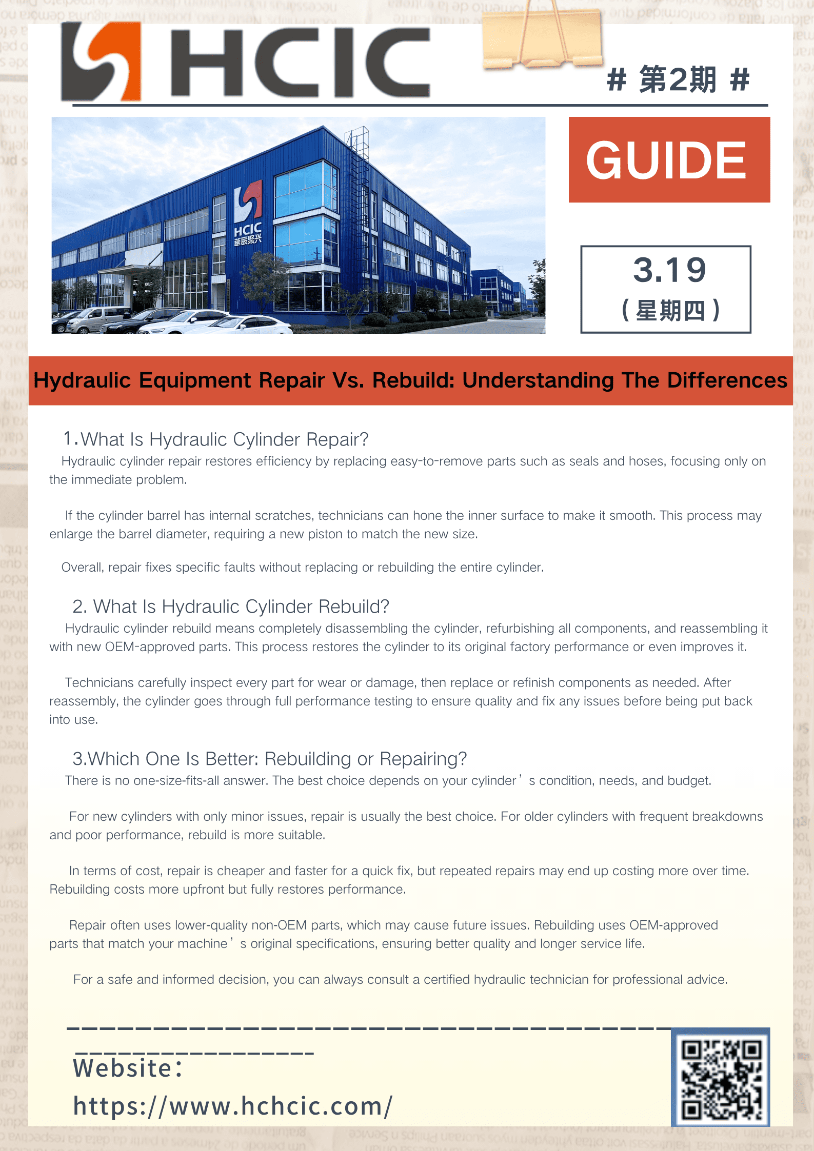 Reparatur hydraulischer Geräte vs. Neuaufbau: Die Unterschiede verstehen