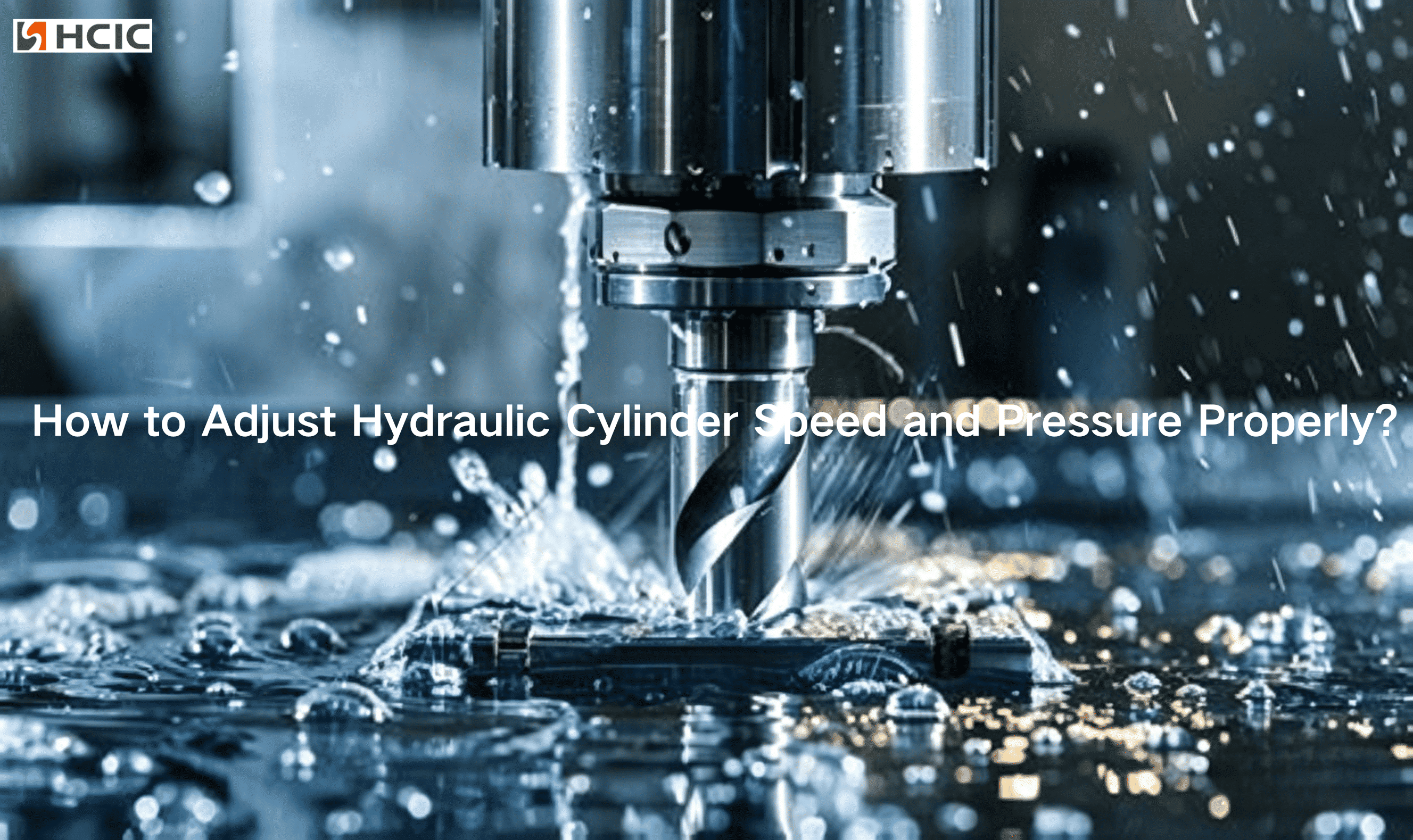 ​Wie stellt man die Geschwindigkeit und den Druck des Hydraulikzylinders richtig ein?