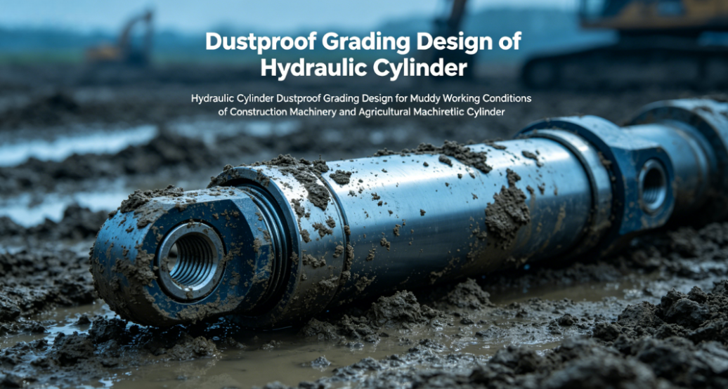 ​Staubdichtes Klassifizierungsdesign eines Hydraulikzylinders für schlammige Bau- und landwirtschaftliche Arbeitsbedingungen