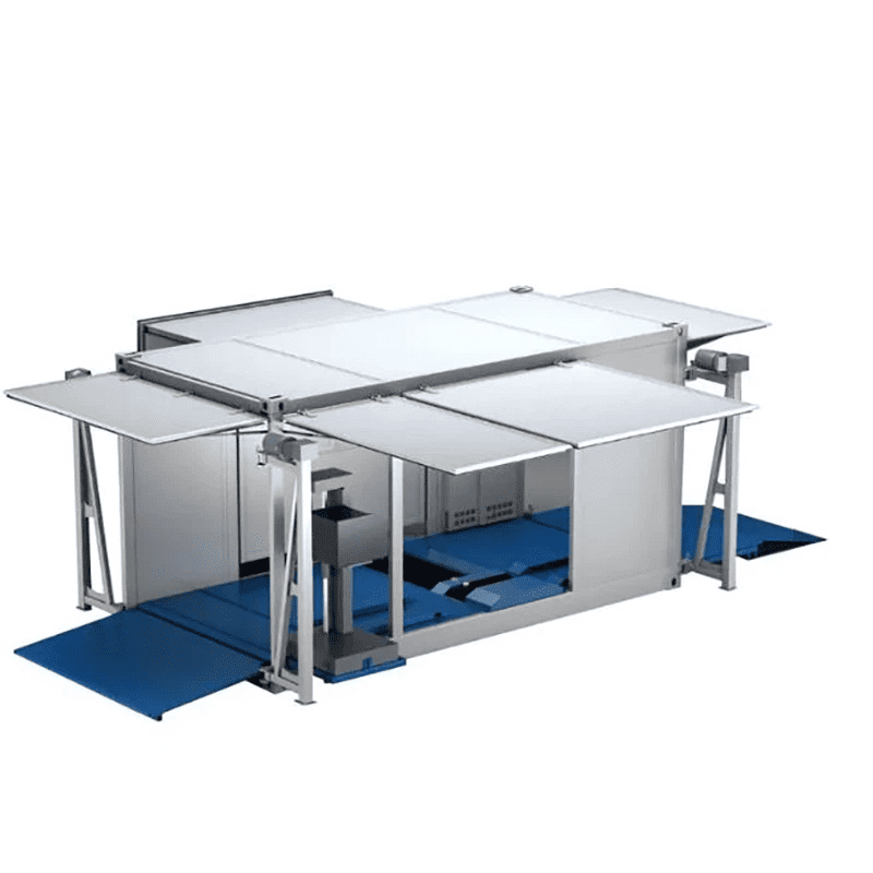 Produktionslinie für die Montage von Instrumenten