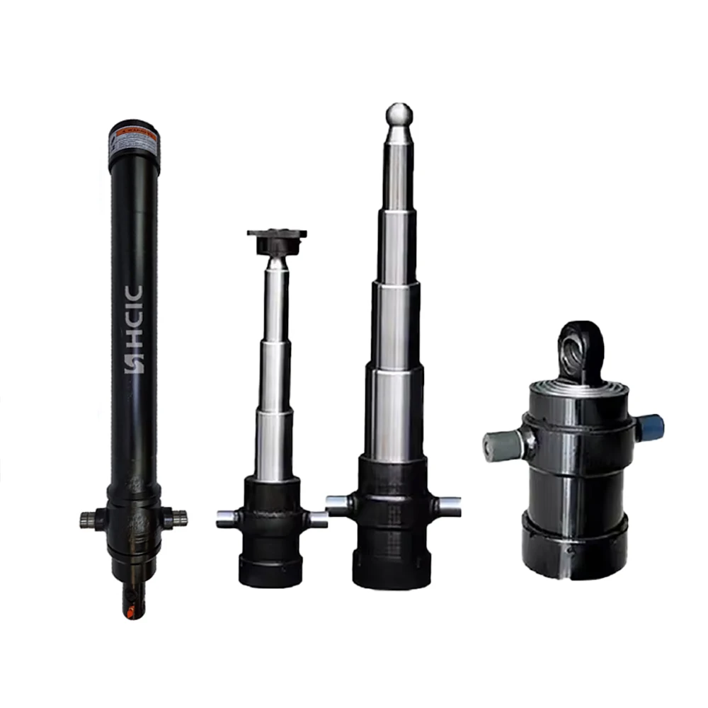 Mehrstufiger Hydraulikzylinder für kleine Anhänger